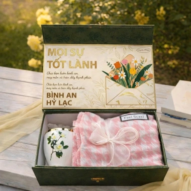 Khăn choàng cổ ấm áp quà tặng ý nghĩa Lễ Tết Bính Ngọ 2.026 giá 320.000đ