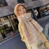 Khăn choàng cổ Cashmere unisex dày dặn, họa tiết trơn phối màu loang, giữ ấm mùa đông - giảm còn 537.500₫ 6
