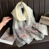 Khăn Choàng Cổ Lụa Cao Cấp Tơ Tằm Thêu Tay Họa Tiết Sang Trọng Giá 247k 7