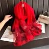 Khăn Choàng Cổ Lụa Cao Cấp Tơ Tằm Thêu Tay Họa Tiết Sang Trọng Giá 247k 8