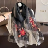 Khăn choàng cổ lụa cao cấp tơ thêu hoa 5 cánh sang trọng, đẳng cấp, chỉ 266.750₫ 5