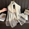 Khăn Choàng Cổ Lụa Tơ Thêu Tay Định Ngọc Họa Tiết Sang Trọng Đẳng Cấp GM Luxury 110k 10