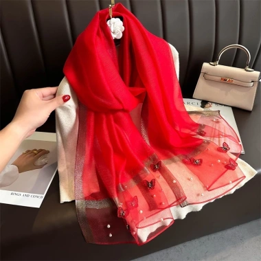 Khăn choàng cổ lụa tơ thêu tay họa tiết đinh ngọc sang trọng đẳng cấp, giảm giá 135k 10 Khăn choàng cổ lụa tơ thêu tay họa tiết đinh ngọc sang trọng đẳng cấp, giảm giá 135k 10