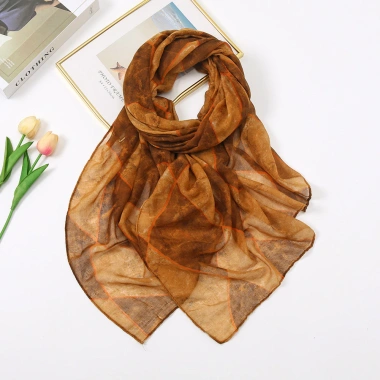 Khăn choàng cotton họa tiết hình học gradient - Hijab Hồi giáo giảm giá 65.883đ 5