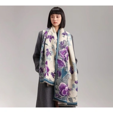 Khăn Choàng Dạ Cashmere Cao Cấp JIRAMI Giữ Ấm Mùa Đông, Quà Tặng Sang Trọng Ngày Lễ Tết, Giá 620.000₫
