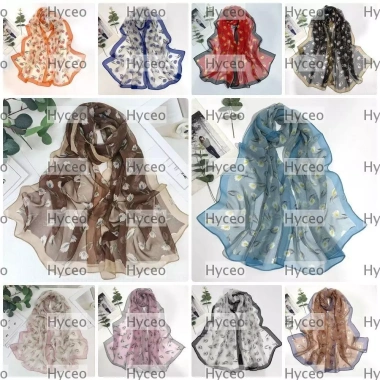 Khăn Choàng Đầu Georgette Hoa Mộc Lan 1 Chiếc - Bandana Thanh Lịch, Mỏng Bền Dành cho Nam Nữ Trẻ Em Giá 88.560₫