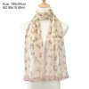 Khăn Choàng Đầu Georgette Hoa Mộc Lan 1 Chiếc - Bandana Thanh Lịch, Mỏng Bền Dành cho Nam Nữ Trẻ Em Giá 88.560₫ 2