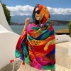 Khăn choàng đi biển Boho Thổ Cẩm quàng cổ lụa dài Tây Tạng - Giảm 284.800₫ 4