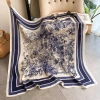 Khăn choàng lụa 110x110cm mềm mịn họa tiết thời trang, thích hợp áo yếm và choàng vai 2