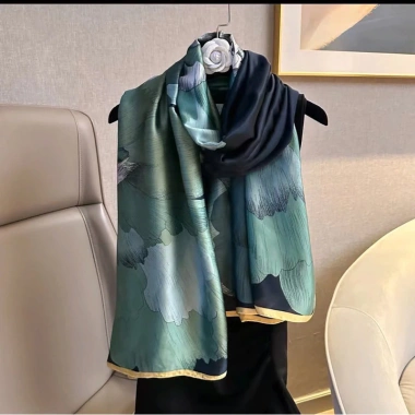 Khăn choàng lụa 180x90cm - Đi biển, áo bikini, khăn quàng cổ, quà tặng sang trọng 99k