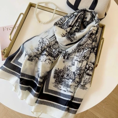 Khăn choàng lụa cao cấp full hộp quà tặng sang trọng, giảm giá chỉ 220.000 VND 4 Khăn choàng lụa cao cấp full hộp quà tặng sang trọng, giảm giá chỉ 220.000 VND 4