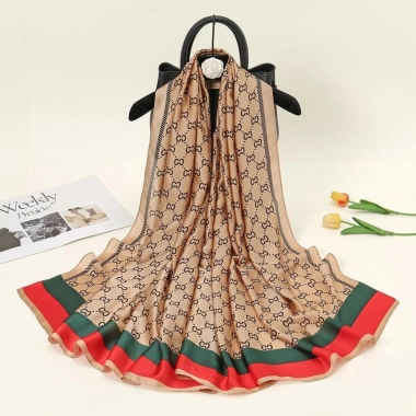 Khăn choàng lụa cao cấp GG 180x90cm – Sang trọng, siêu mềm mại, nhẹ tự nhiên