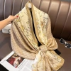 Khăn choàng lụa cao cấp GG 180x90cm – Sang trọng, siêu mềm mại, nhẹ tự nhiên 5