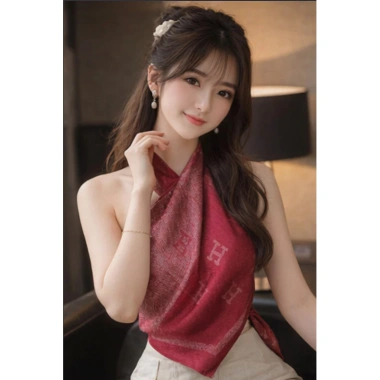 Khăn choàng Lụa Cotton Tencel 90x90cm Khannu KH25 - Họa tiết chữ H, giữ ấm cổ Thu Đông, giảm còn 145.000₫ 4 Khăn choàng Lụa Cotton Tencel 90x90cm Khannu KH25 - Họa tiết chữ H, giữ ấm cổ Thu Đông, giảm còn 145.000₫ 4