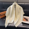 Khăn choàng Lụa Cotton Tencel 90x90cm Khannu KH25 - Họa tiết chữ H, giữ ấm cổ Thu Đông, giảm còn 145.000₫ 6