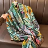 Khăn choàng lụa dài bản to trắng cam satin trẻ trung VIP - Giá chỉ 96.720đ 10