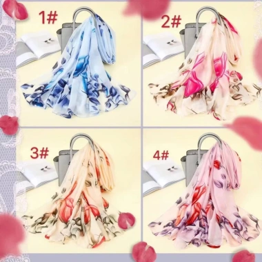 Khăn Choàng Lụa Đi Biển Bản To 180x90cm - Boho Vintage Nikendo KL8 Giá 71.000đ