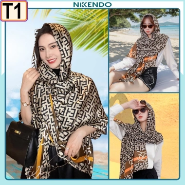 Khăn Choàng Lụa Đi Biển Bản To 180x90cm - Boho Vintage Nikendo KL8 Giá 71.000đ