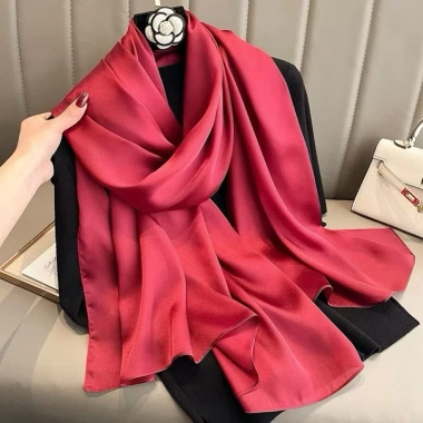 Khăn choàng lụa satin 1m9x75cm mềm mịn – Phối áo dài, tiệc – Hoả Tốc HN 69k