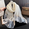 Khăn choàng lụa tơ JIRAMI đính họa tiết nơ - Quà tặng nữ 8/3, 20/10, Tết, giá 360.000đ 10