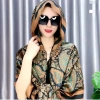 Khăn choàng nữ lụa satin cao cấp chống nắng, họa tiết tinh tế, khóa cài an toàn 3