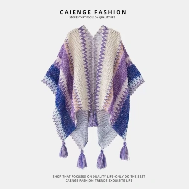 Khăn choàng nữ Qinghai Tân Cương Dashawl mới – phong cách dân tộc, du lịch áo khoác