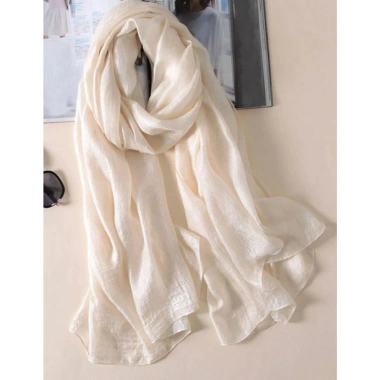 Khăn choàng nữ vải lụa voan mỏng - Siêu nhẹ, sang trọng, giá chỉ 149.000₫ 10