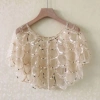 Khăn choàng phòng điều hòa HYCEO vỏ cá họa tiết vảy sequin, dân tộc thanh lịch, sợi tua rua Cape nữ - 190.080 VND 6