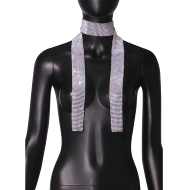 Khăn choàng Sequin HYCEO - Khăn quàng cổ lấp lánh punk thẩm mỹ, dài mỏng hợp kim nhôm, sequins buộc nữ, 101.520₫ 4
