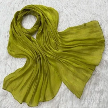 Khăn choàng thoáng khí mùa hè nữ thiết kế màu trơn, nhẹ mát, thời trang hijab, giá ưu đãi 236.501đ 4 Khăn choàng thoáng khí mùa hè nữ thiết kế màu trơn, nhẹ mát, thời trang hijab, giá ưu đãi 236.501đ 4