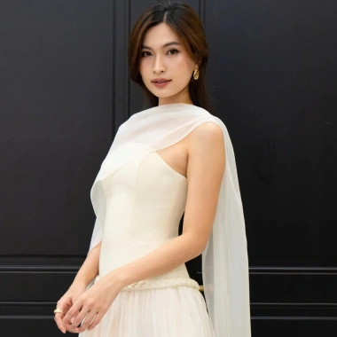Khăn choàng tơ ARA Vie de Van - Cúc gài sang trọng, dễ phối đồ, che khuyết điểm, giá ưu đãi 224.250₫ 6