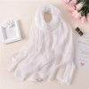 Khăn choàng voan lụa mỏng nhẹ 180x105cm thời trang nữ công sở dự tiệc đi biển - Giá 155k
