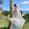 Khăn choàng voan lụa mỏng nhẹ 180x105cm thời trang nữ công sở dự tiệc đi biển - Giá 155k 6