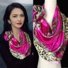 Khăn choàng vuông họa tiết da báo - Phụ kiện thời trang nữ, giảm giá còn 38.5k 2
