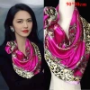 Khăn choàng vuông họa tiết da báo - Phụ kiện thời trang nữ, giảm giá còn 38.5k 8