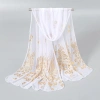 Khăn chống nắng HYCEO - Khăn choàng in hình con công, chống gió, mỏng thoáng khí, màu trơn thời trang, chỉ 58.320đ 5