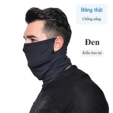 Khăn chống nắng MJY cotton lạnh, chống bụi, che mặt, thoáng khí, thấm mồ hôi, xe máy & phượt