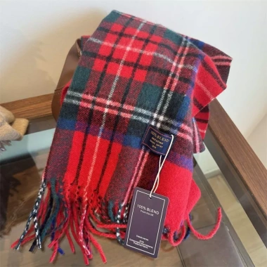 Khăn cổ điển Úc giả cashmere kẻ sọc ánh sáng sang trọng, ấm áp cho thu đông - Giá 161,698₫ 2