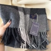 Khăn cổ điển Úc giả cashmere kẻ sọc ánh sáng sang trọng, ấm áp cho thu đông - Giá 161,698₫ 4
