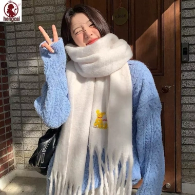Khăn cổ gaiter dệt kim xanh nữ phong cách Hàn Quốc – Giữ ấm mùa đông, giảm giá 21% còn 145.152₫