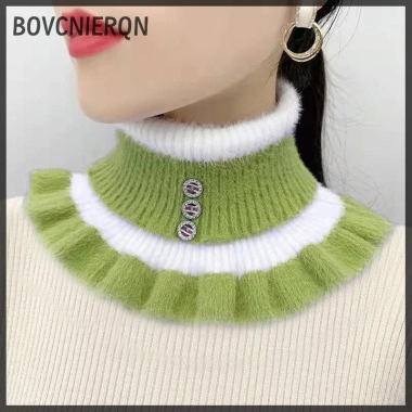 Khăn cổ giả nữ dày co giãn, bảo vệ cột sống, ấm mùa đông, đi xe đạp, cổ nhung - chỉ 44.800₫ 5