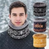 Khăn cổ lông cừu dày unisex ấm áp mùa đông - Đa năng, phù hợp đi xe đạp, giảm giá 8
