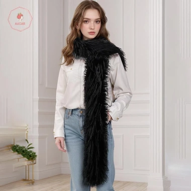 Khăn cổ lông tơ AACAR dây dài, giữ ấm tốt cho mùa đông ngoài trời Giá 116.532₫