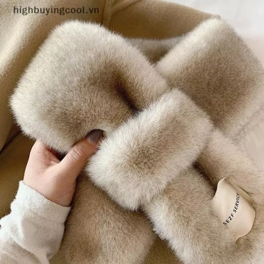 Khăn cổ lông tơ giả nữ giữ ấm mùa thu đông, nhiều màu sắc, họa tiết chữ thập sang trọng, chỉ 49.800₫ 8 Khăn cổ lông tơ giả nữ giữ ấm mùa thu đông, nhiều màu sắc, họa tiết chữ thập sang trọng, chỉ 49.800₫ 8