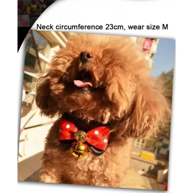 Khăn cổ nơ chuông thời trang cho mèo chó lớn - Trang phục đáng yêu, giảm giá 17% chỉ 330.631₫