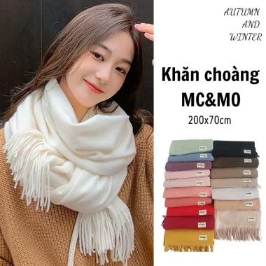 Khăn Đa Len Quàng Cộ Nam Nữ Cao Cấp Nhiều Màu - Giá Ưu Đãi 100.000đ