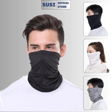 Khăn đa năng che mặt SUSI - Vải thun lạnh co giãn, chống nắng, thấm hút tốt cho nam nữ lái xe, đạp xe - Giá 39.000 VND