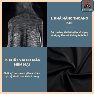 Khăn đa năng SHINOBI chống nắng, thấm hút, thun lạnh co giãn cho nam nữ lái xe và đạp xe đường dài - Giá 39.000 VND 4 Khăn đa năng SHINOBI chống nắng, thấm hút, thun lạnh co giãn cho nam nữ lái xe và đạp xe đường dài - Giá 39.000 VND 4