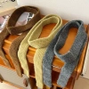 Khăn dệt kim mỏng thời trang thu đông Hàn Quốc Y2K, bông tai kẹp giả cashmere, giá 69.315 VND giảm tới 20% 2