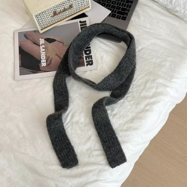 Khăn dệt kim mỏng thời trang thu đông Hàn Quốc Y2K, bông tai kẹp giả cashmere, giá 69.315 VND giảm tới 20%